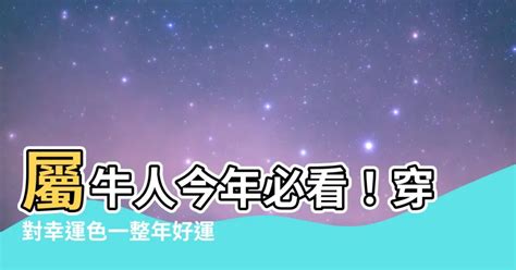 屬牛適合的顏色|2024屬牛適合什麼顏色？